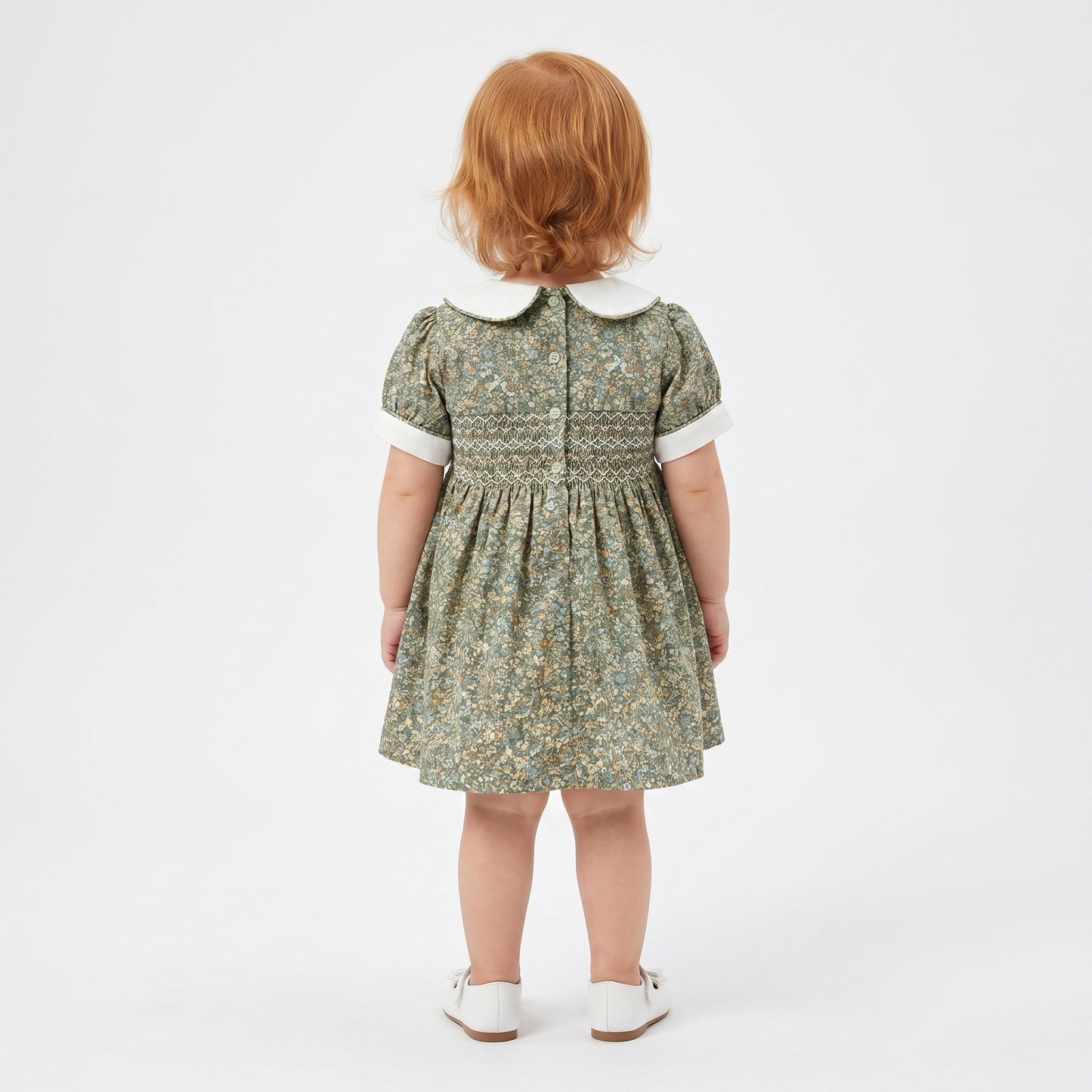 Garden Smock Floral Dress