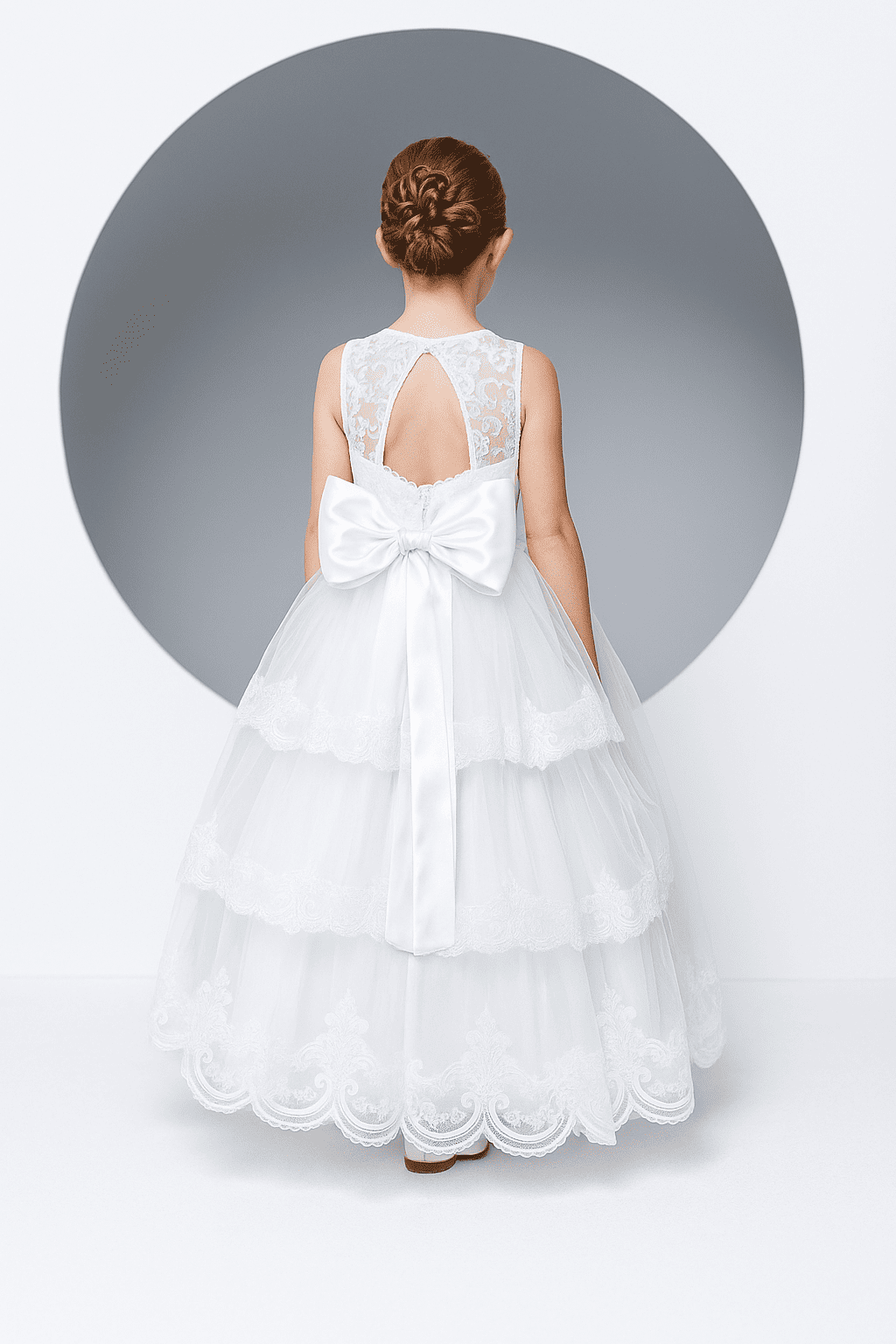 lace whisper gown