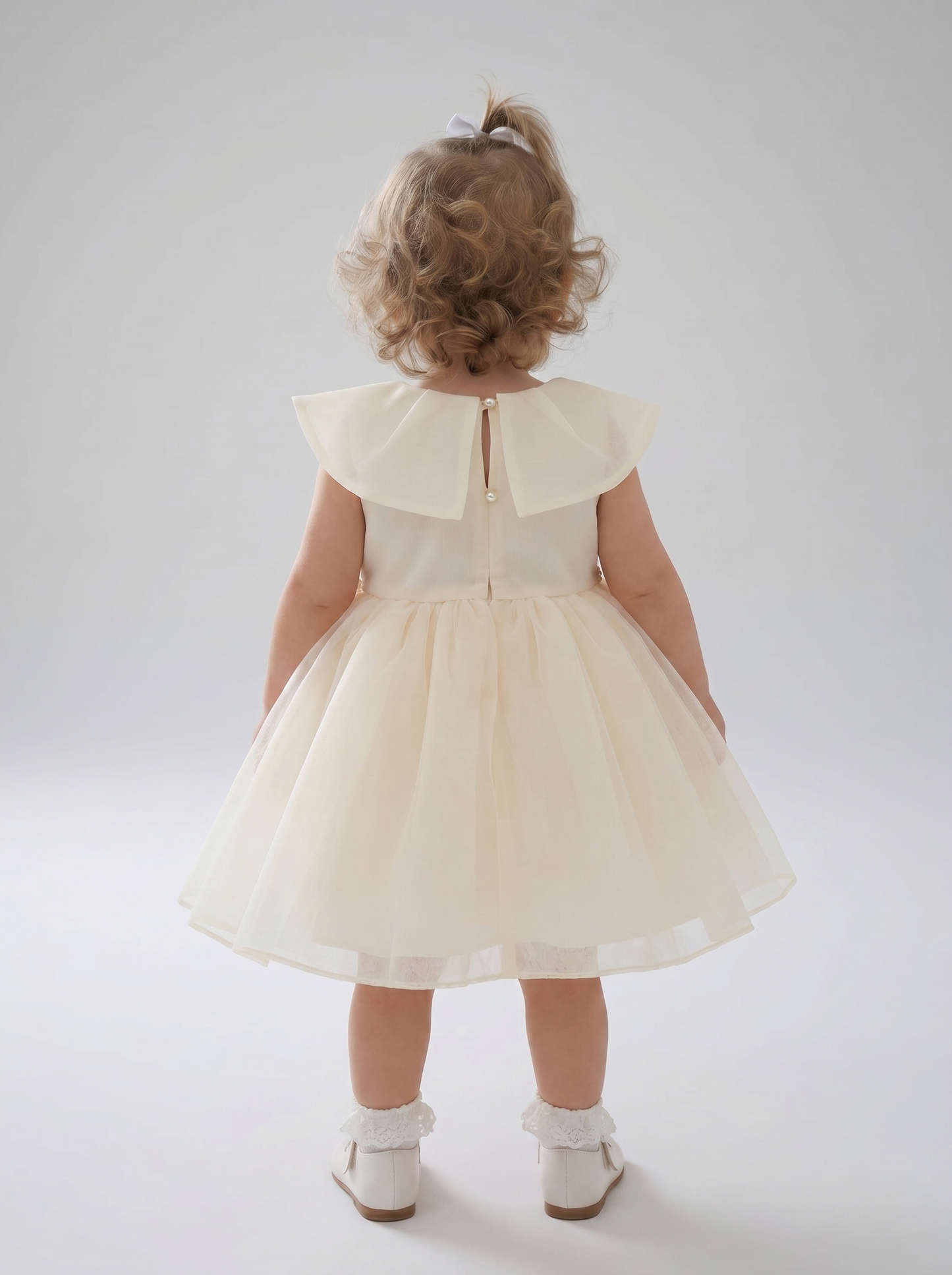 Baby Bloom Occasion Dress – Cream