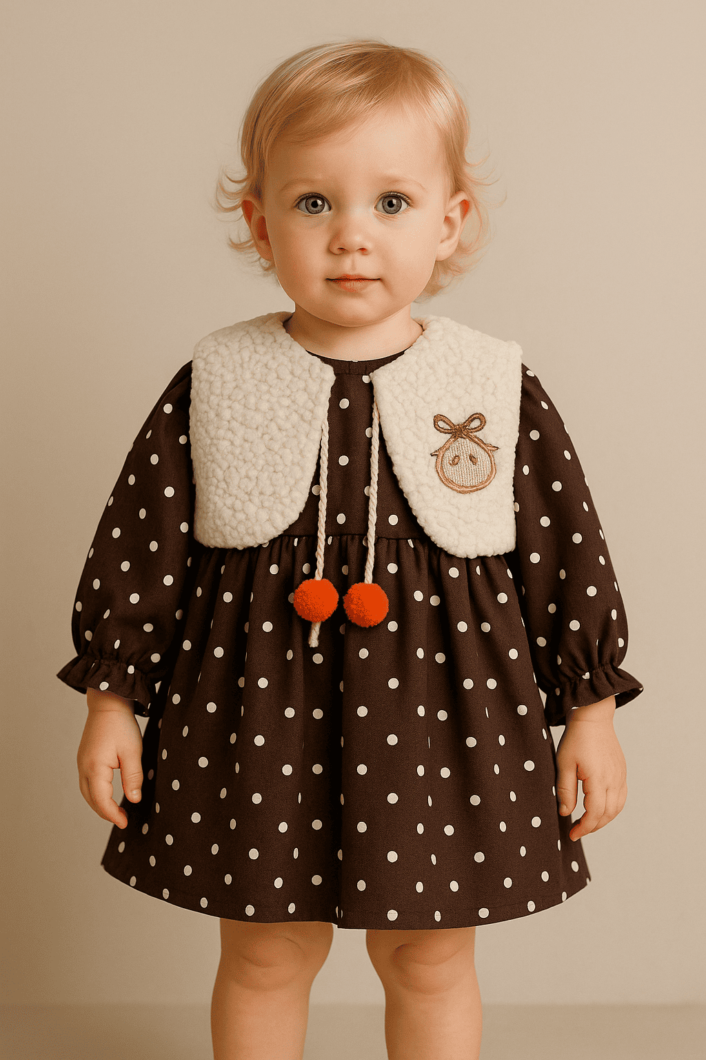 cherry dot dress