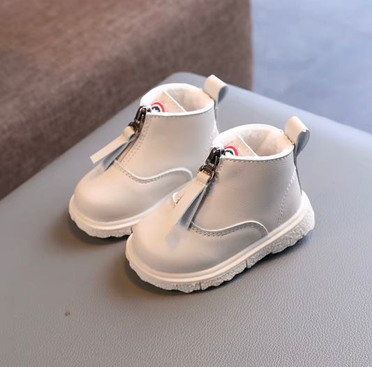 Mini zip-up ankle boot