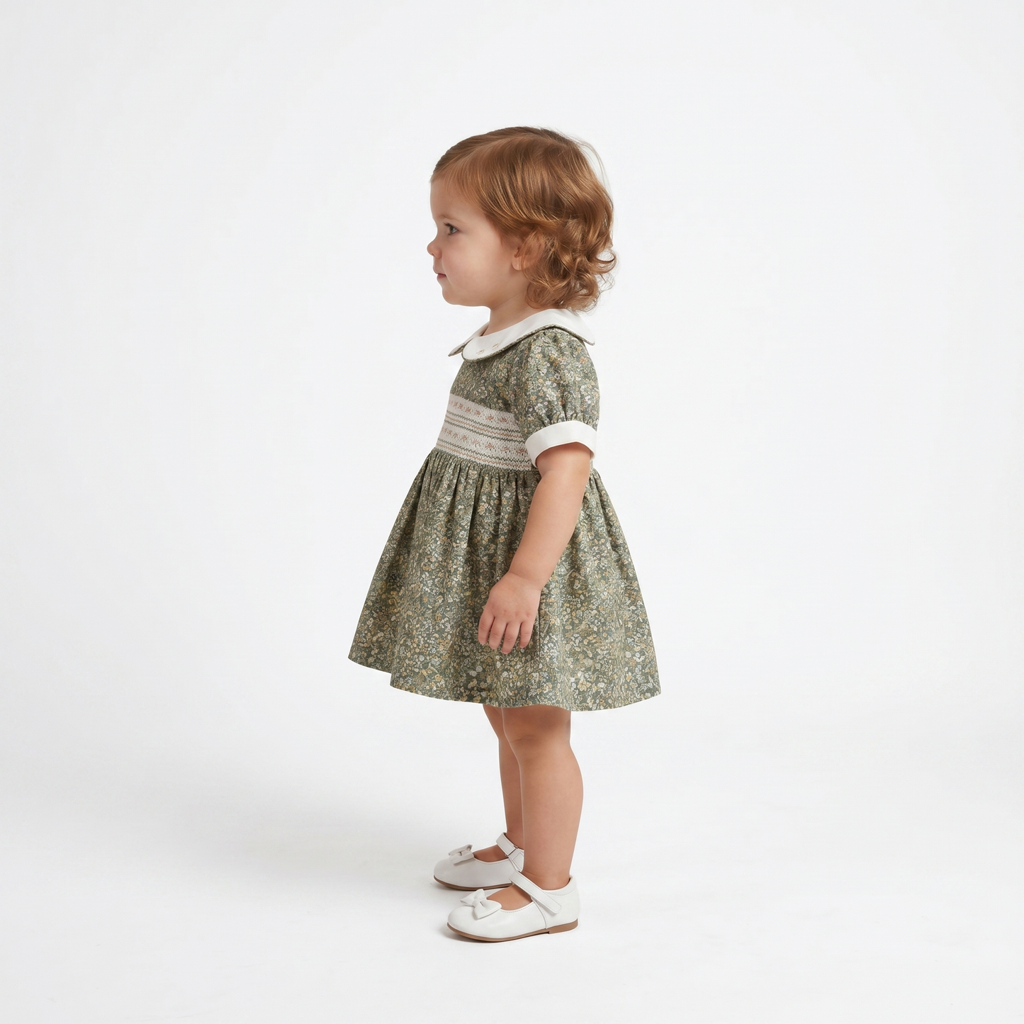 Garden Smock Floral Dress
