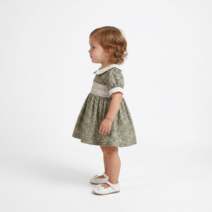 Garden Smock Floral Dress