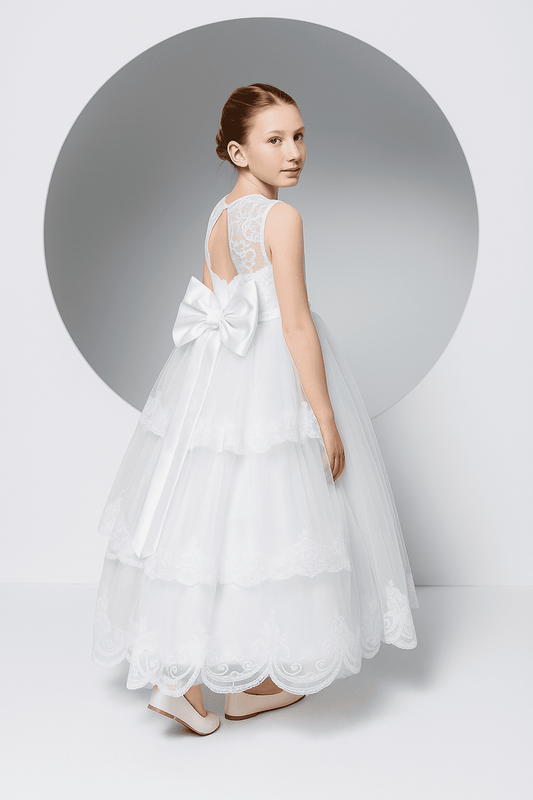lace whisper gown