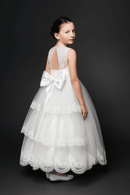 lace whisper gown