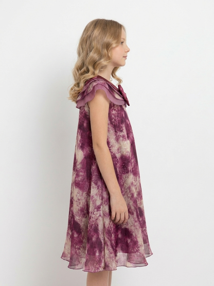 Wildberry Tie Dye Chiffon Dress
