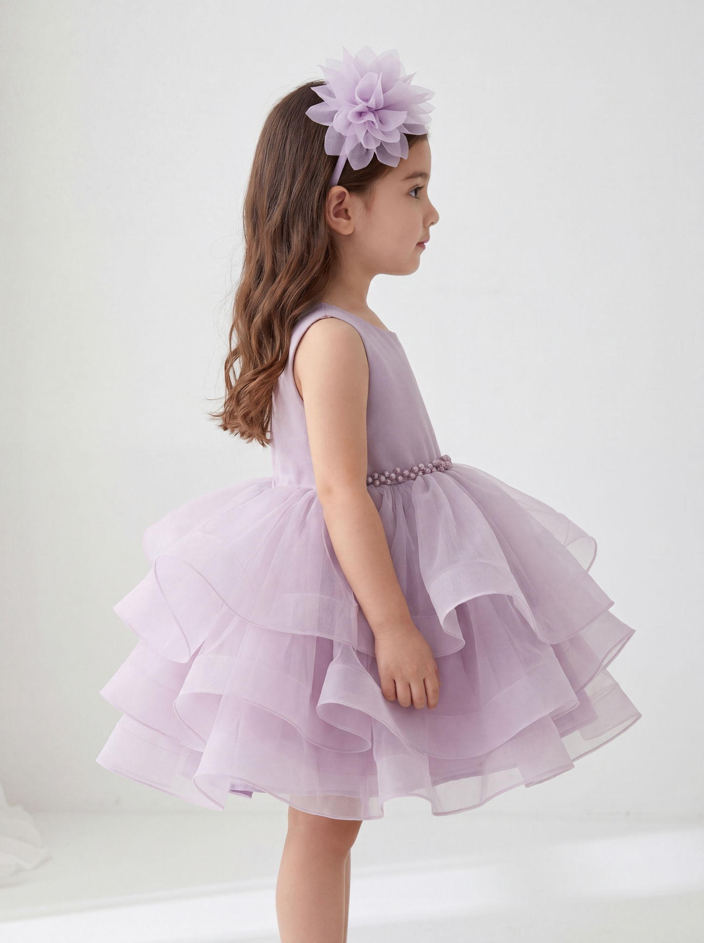 Little Princess Layered Tulle Dress – Lilac