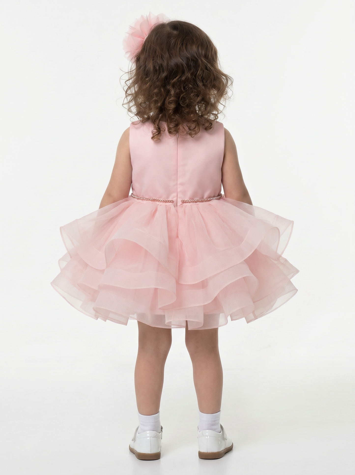 Little Princess Layered Tulle Dress – Baby Pink
