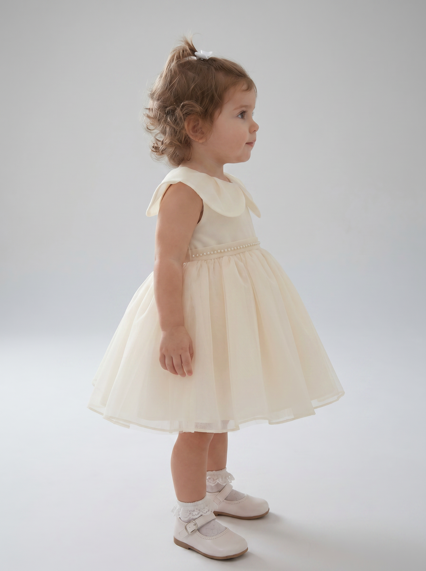 Baby Bloom Occasion Dress – Cream