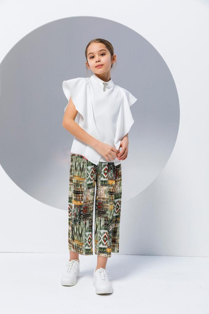 Fernhead Abstract Pattern Girls Pantaloons