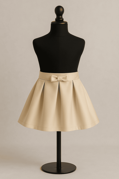 beige skirt