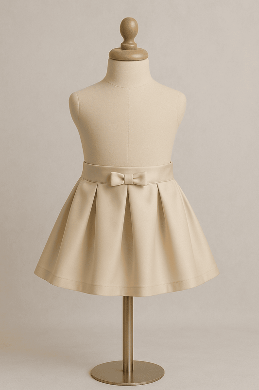 beige skirt