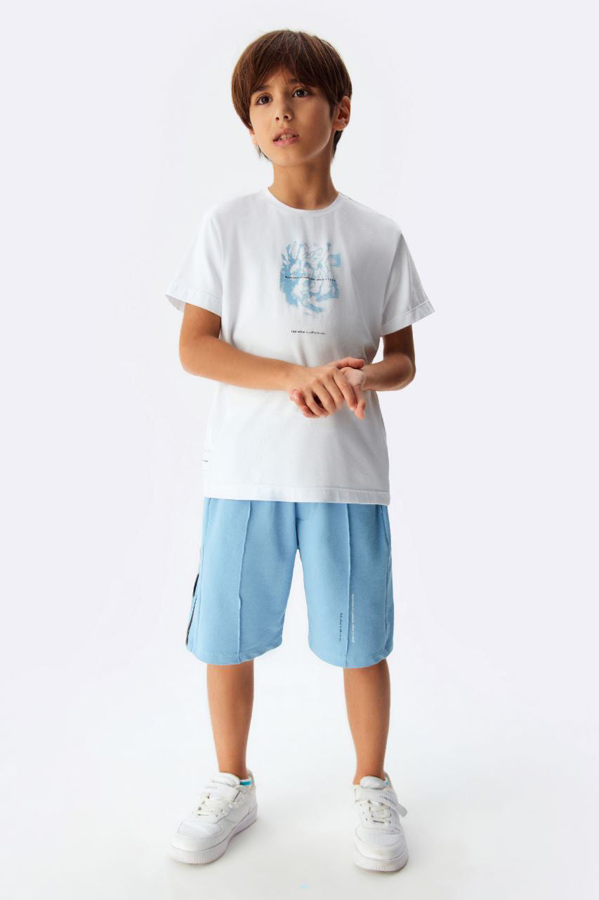 white summer vibe t-shirt